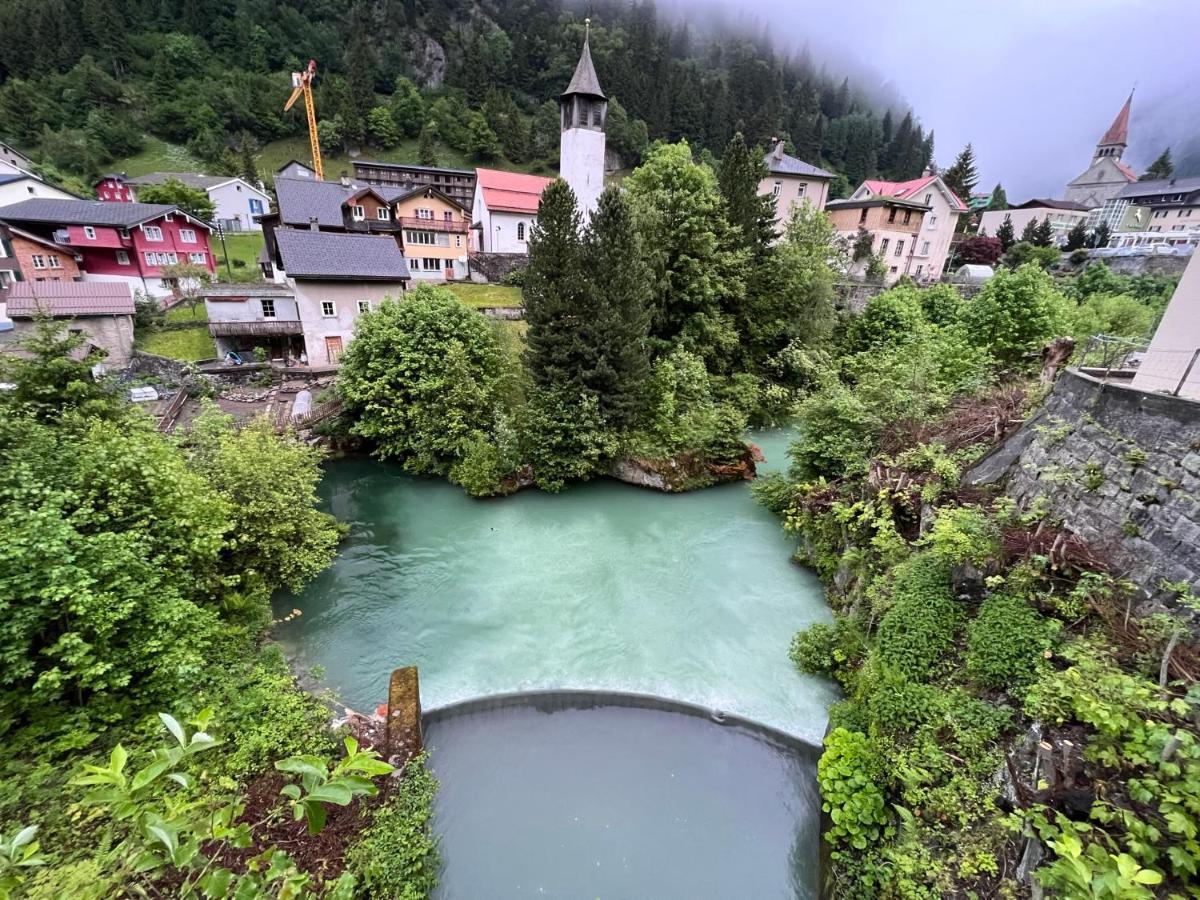 Weisses Roessli Only Bed & Breakfast Self Check-In Mit Sauna Extra Göschenen Exterior foto