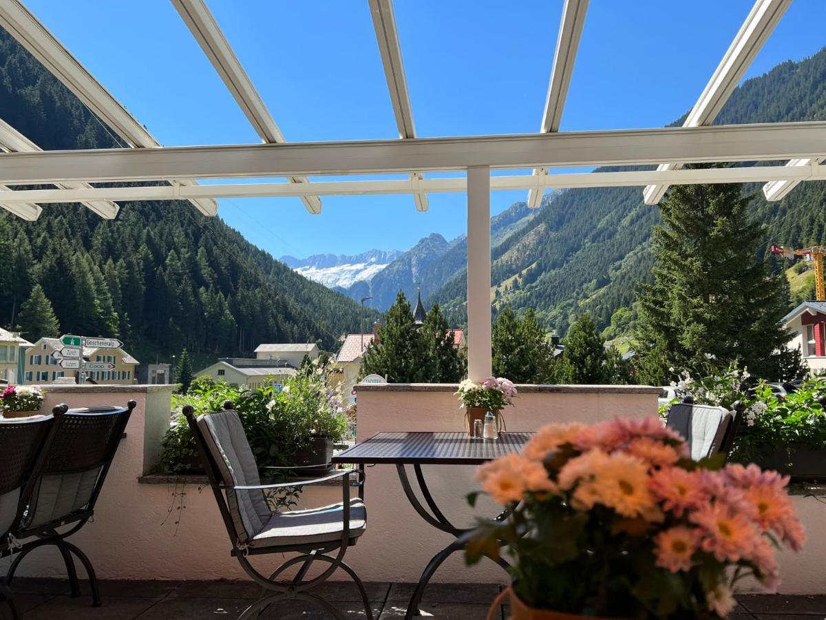 Weisses Roessli Only Bed & Breakfast Self Check-In Mit Sauna Extra Göschenen Exterior foto